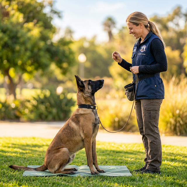 Belgian Malinois obedience training