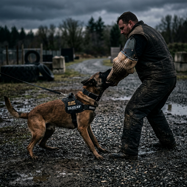 Personal protection K9 training