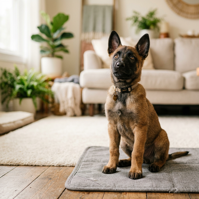 Belgian Malinois puppy early training socialization